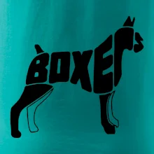 Boxer nápis v tele