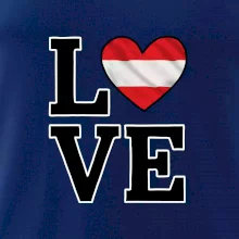 Love Rakúska vlajka