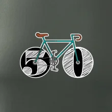 Narodeniny 50 rokov na bicykli