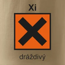 Xi Dráždivý - Výstražná tabuľka na tričku
