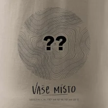 Vaše miesto - vrstevnice v kruhu