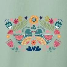 Folklór - dva farebné vtáčiky Folklór - dva farebné vtáčiky