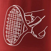 Tenisová raketa jedným ťahom