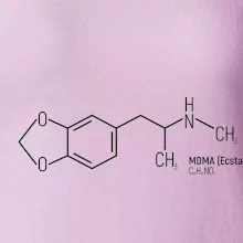 Molekulárna štruktúra MDMA Extáza