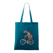 Medveď na bicykli
