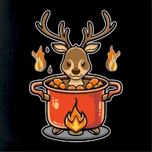 Hrnec s jelenem