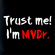 Trust me I´m  MVDr. / Ver mi som MVDr.