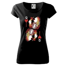 Srdcová Kráľovná kreslená (Pecka Design)