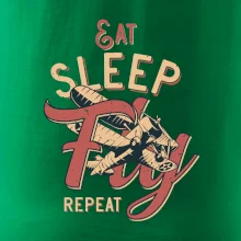 Eat Sleep Fly Repeat letadlo