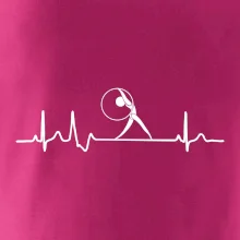 EKG moderná gymnastika obruč