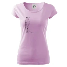 Surikata čierna kresba