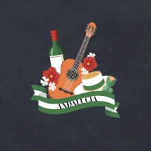 Andalucia gitara a stuha