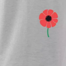 Vlčí mak ikonka na prsníku