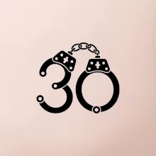 Narodeninové tričko pre policajta - putá 30