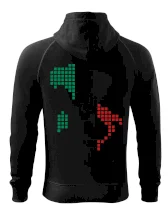 Taliansko obrys vlajka