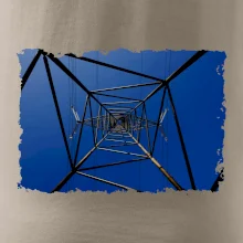 Stožiar vysokého napätia zospodu