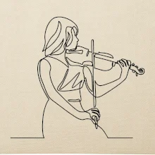 Huslistka jedným ťahom