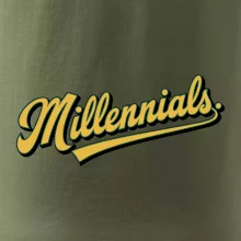 Generace Y - Millennials žlutý nápis