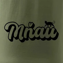 Mňau nápis Mňau nápis