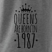 Queens are born in 1987 Queens are born in 1987