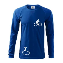 Mapa ČR + kolo na prsu Mapa ČR + kolo na prsu