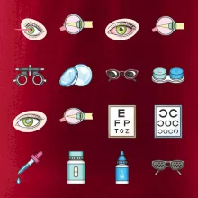 Očný lekár ikony
