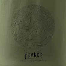 Praděd - vrstevnice v kruhu