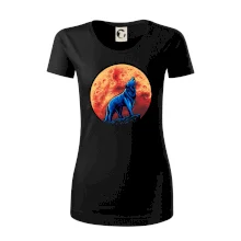 Vlk vyjúci na skale