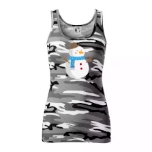 Snehuliak so šálom Snehuliak so šálom