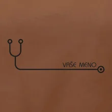 Doktor a sestrička - stetoskop s menom