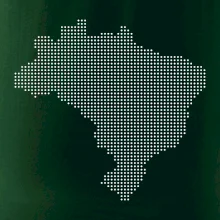 Mapa Brazílie body