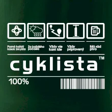 Čiarový kód - cyklista