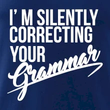 Correcting grammar