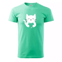 Mačka drží srdce Mačka drží srdce