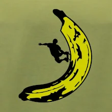 Skateboardista na banánu