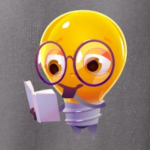 Žiarovka premýšľa nad knihou