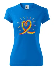 Srdce pride dúha kreslená