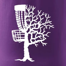 Disc golf pozor strom