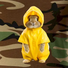 Králik v pláštenke