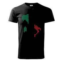 Taliansko obrys vlajka Taliansko obrys vlajka