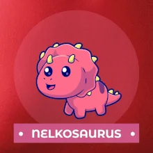 Dinosaurie mená - růžový dinosaurus Dinosaurie mená - růžový dinosaurus