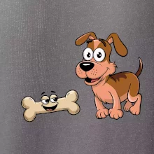 Parové tričko - Pes a kosť