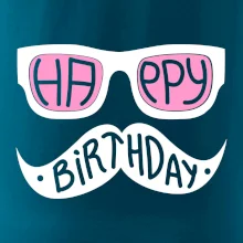 Mustache narozeniny - okuliare