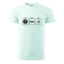 Eat sleep run štvorce Eat sleep run štvorce