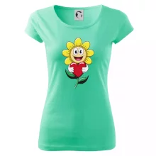 Parové tričko - Včela a kvetina