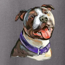 Americký stafordšírsky teriér kreslený