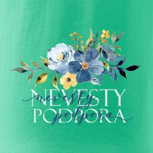 Nevesty podpora kvety modré