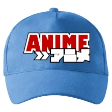 Anime nápis červený