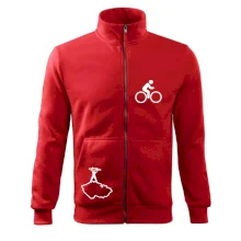 Mapa ČR + kolo na prsu Mapa ČR + kolo na prsu