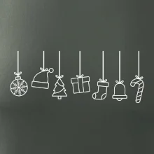 Rodinné vianočné tričká - Vianočné ozdoby na povrázku Rodinné vianočné tričká - Vianočné ozdoby na povrázku